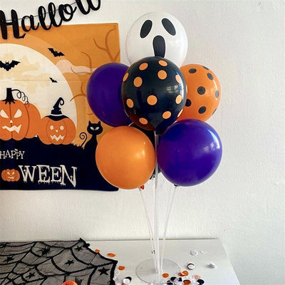 血腥万圣节气球桌飘南瓜道具