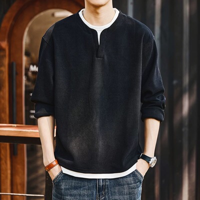 格蓝鹿美式重磅肌理华夫