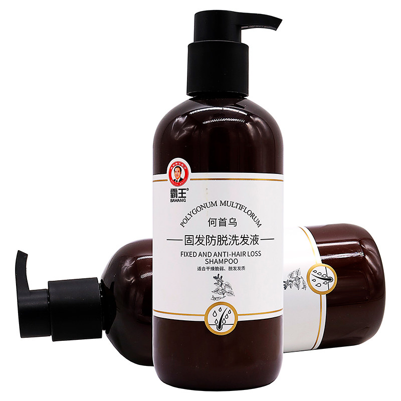 霸王何首乌固发防脱洗发液500ml植物草本精华男女洗头发用洗发水