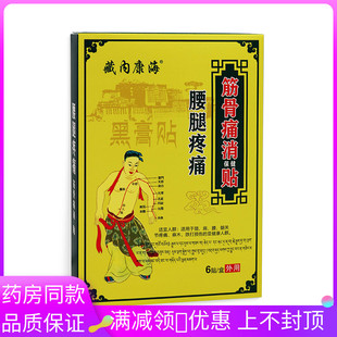 藏内康海腰腿疼痛筋骨痛消保健贴6贴/盒皮肤外用腰腿关节痛保健贴