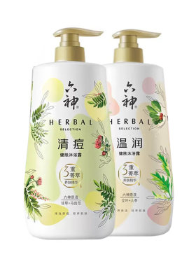 六神温润健肤沐浴露1升