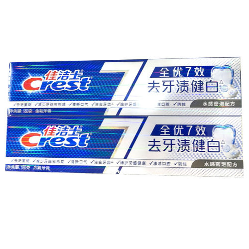 佳洁士全优7效牙膏去牙渍健白180