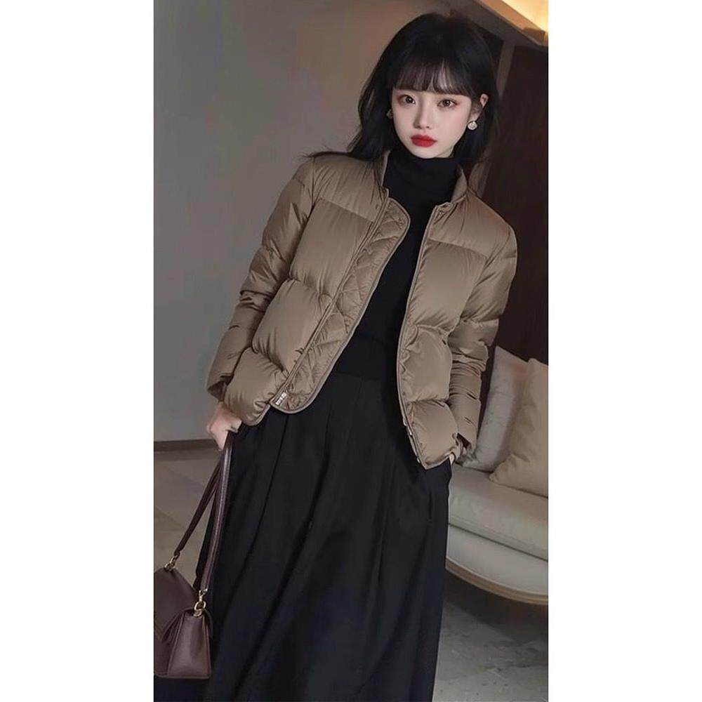 品牌棉袄羽绒棉服外套女款2025新款洋派好看小个子轻薄短款棉衣
