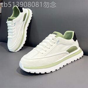 一脚蹬小白鞋男2026夏季新款网面透气休闲鞋轻便软底运动阿甘鞋子