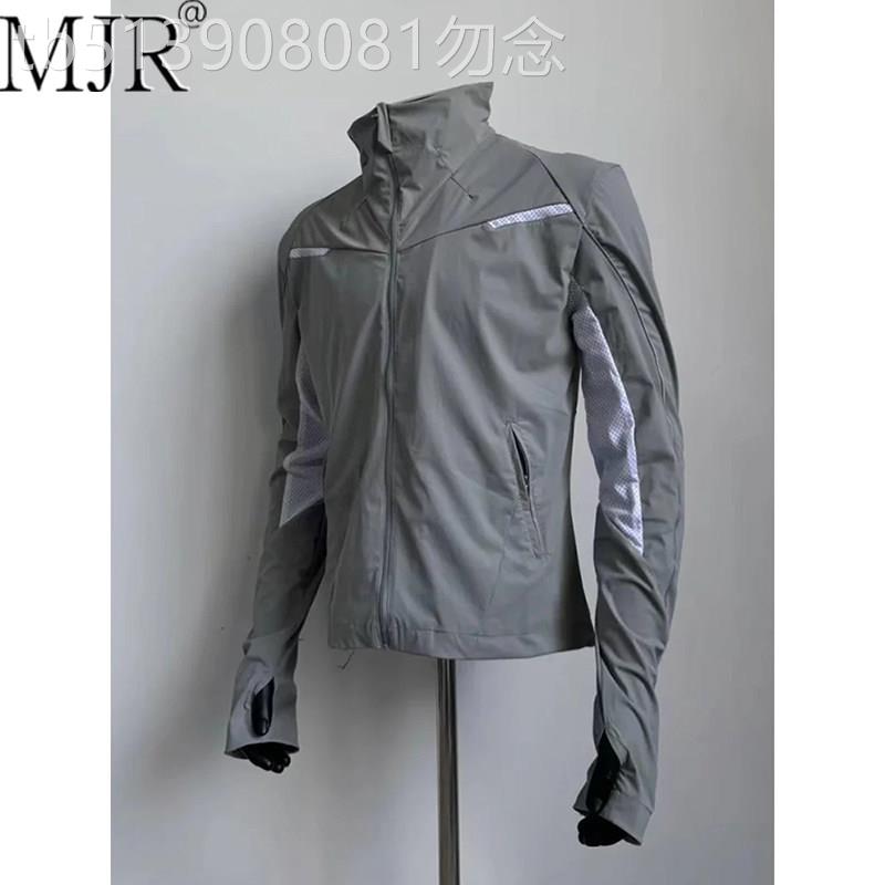 潮牌美式机能防晒服男款2026年夏季薄款冰丝网眼防晒衣男立领外套图片