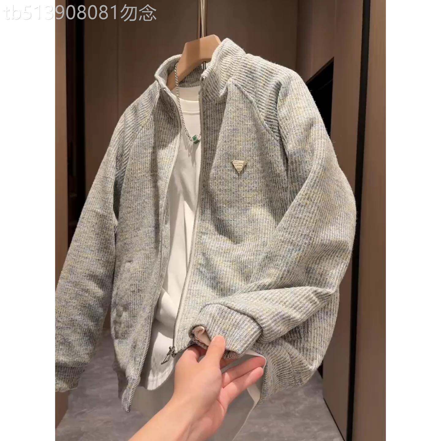 代购重磅男士冬季新品立领夹克网红爆款加厚保暖潮牌休闲厚棉外套