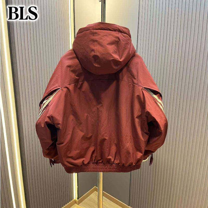 高端连帽羽绒服男款冬季2025新款宽松休闲保暖上衣服男士夹克外套