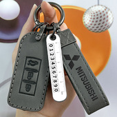 三菱欧蓝德钥匙套专用劲炫asx奕歌翼神帕杰罗汽车高档包扣男改款