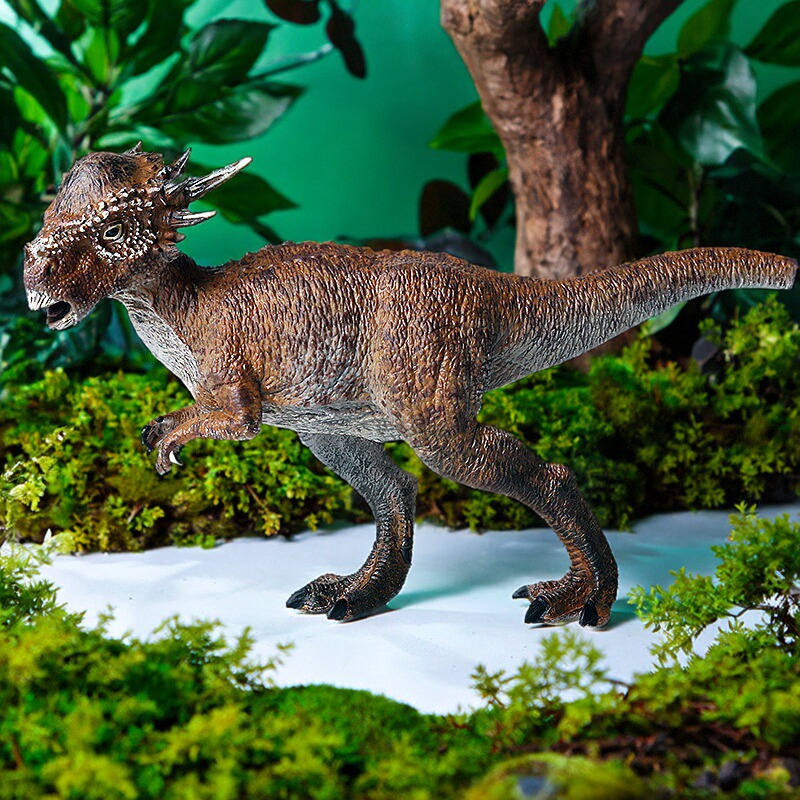 oenux实心仿真侏罗纪模型肿头龙