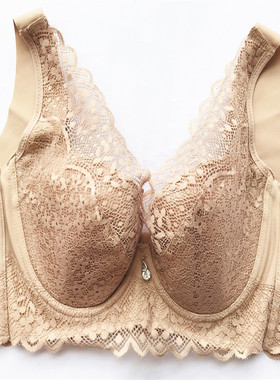 2025蕾丝背心式薄杯舒适软钢圈文胸罩聚拢调整型收副乳女内衣9202