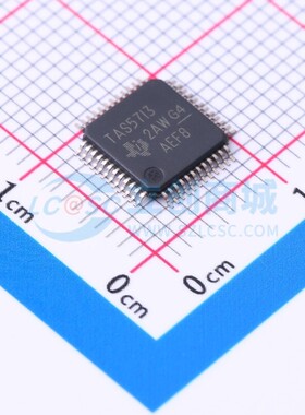 音频功率放大器 TAS5713PHPR HTQFP-48 TI/德州 电子元器件配单