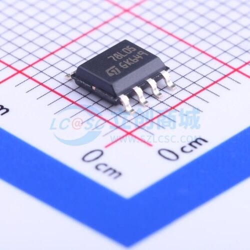 线性稳压器(LDO) L78L05CD13TR SOP-8 ST(意法半导体) 原装正品