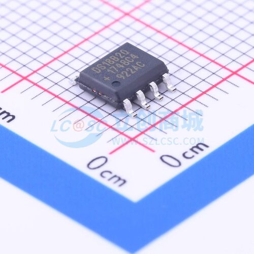 温度传感器 DS18B20Z+T&R SOIC-8 MAXIM(美信) 电子元件原装正品
