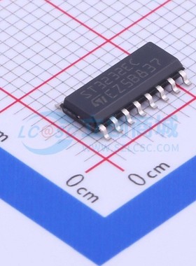 RS232芯片 ST3232ECDR SO-16 ST(意法半导体) 电子元器件原装正品