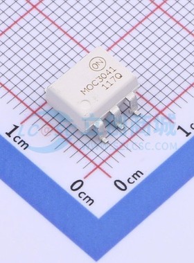 可控硅输出光耦 MOC3041SM SMD-6P onsemi(安森美) 电子元件配单