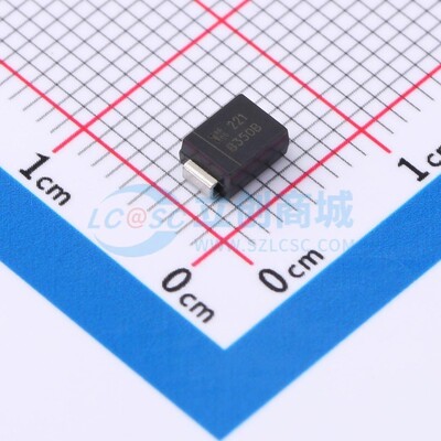 肖特基二极管 B350B-13-F SMB(DO-214AA) DIODES(美台) 原装正品