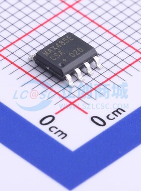 RS-485/RS-422芯片 MAX485ECSA+T SOP-8 MAXIM(美信) 原装正品