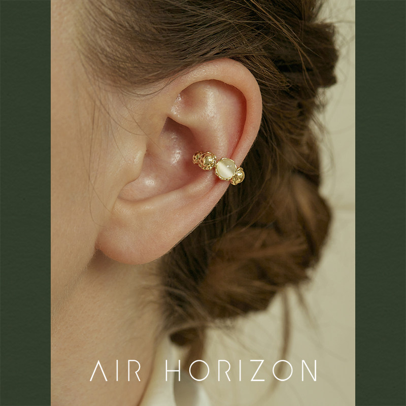 AIR-HORIZON耳骨夹猫眼石渐变图片