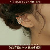 法式 人造珍珠耳骨夹女2025新款 编织小众无耳洞耳夹轻奢高级感耳饰