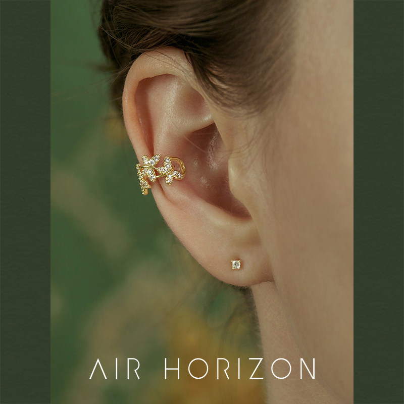 AIR-HORIZON蝴蝶耳夹不规则设计