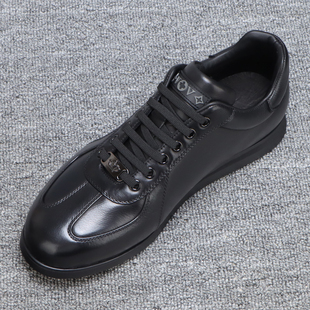 秋季男鞋2025新款时尚高级感男士休闲板鞋轻奢百搭头层牛皮鞋子男