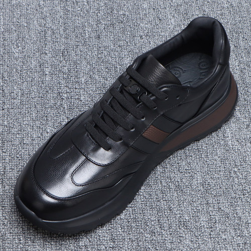 商务皮鞋轻奢百搭运动时尚休闲鞋