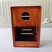 定制箱子PhotoBooth婚礼互动拍照机空箱体定做实木复古照相机外壳