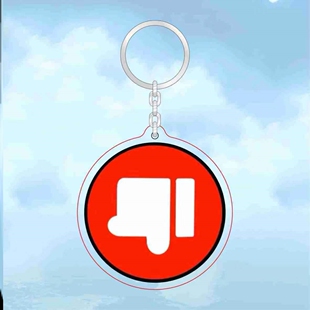 荒野乱斗钥匙扣红拇指钥匙扣手游英雄斯派克图案书包挂件生日礼物