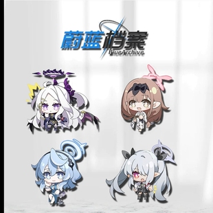 蔚蓝档案周边胸针风纪委员会日奈亚子千夏伊织徽章包包挂件饰品