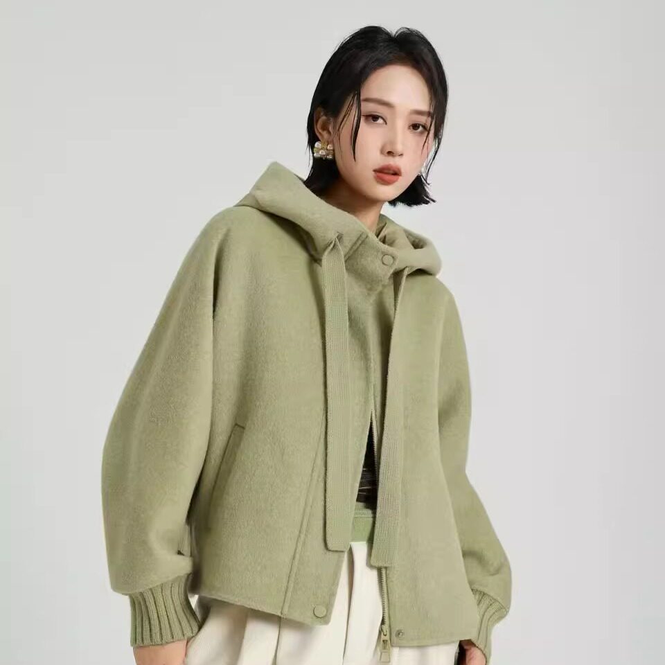 高级感双面羊毛大衣女冬季新款