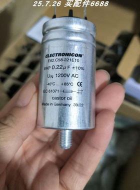 ELECTRONICON E62.F62-471B21电容E65.R23-333L30 E62.C58-502E10