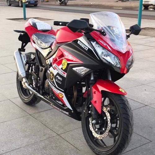 小忍者跑车250趴赛机车双缸电喷