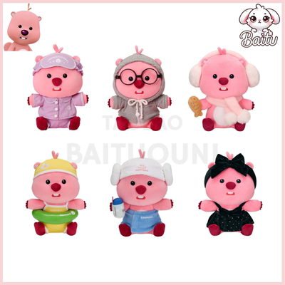 韩国loopy海狸露比玩偶