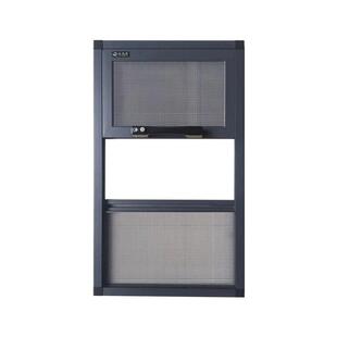 武汉定制铝合金三趟式防蚊防盗精钢网推拉窗304不锈钢金刚网纱窗