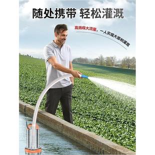 直流进口农用抽水泵12V24V48V60V72V潜水泵德国抽水机灌溉家用