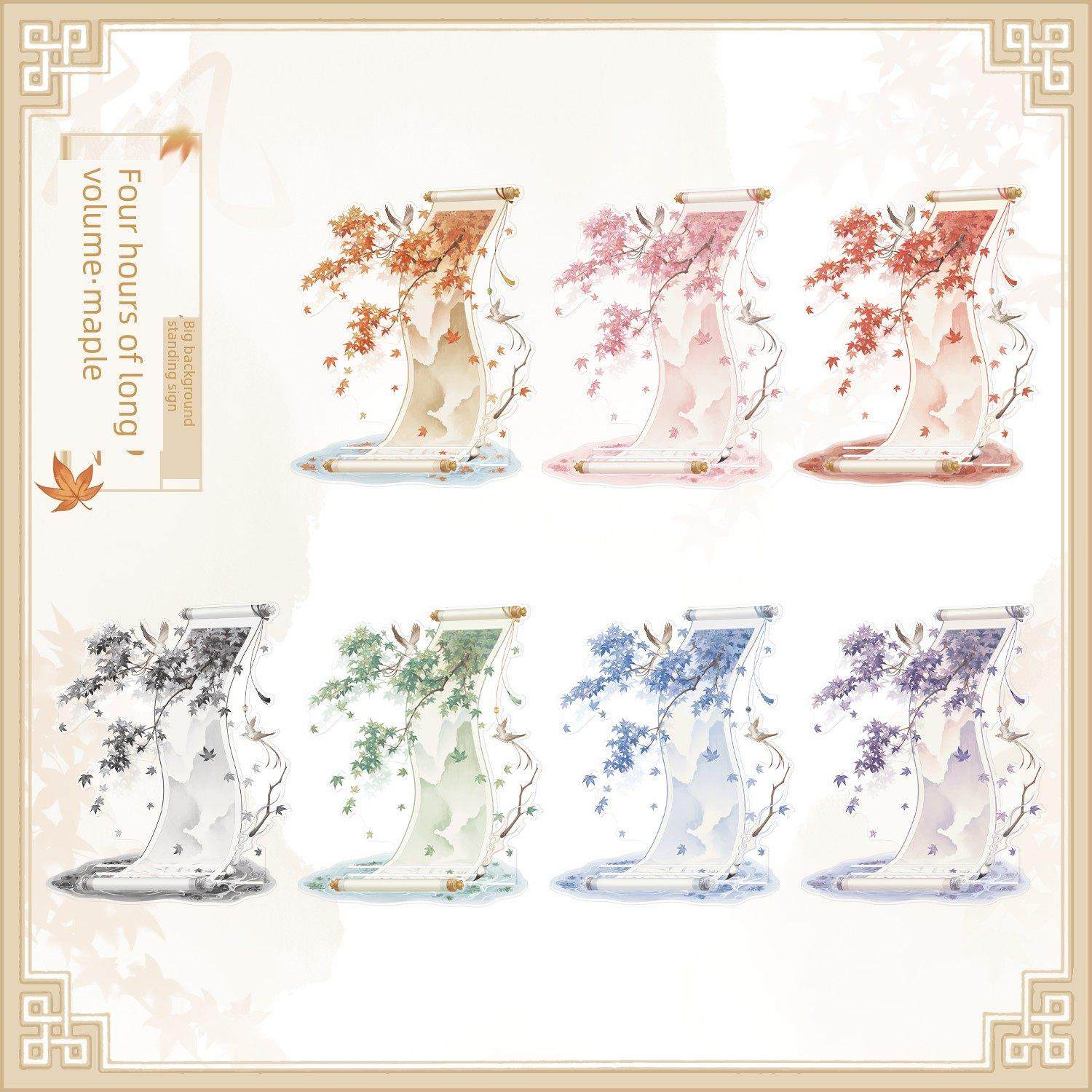 【现货】四时长卷·枫 背景立牌谷美,模玩/动漫/周边/娃圈三坑/桌游,谷美,淘宝优惠券,粉丝福利购,淘宝优惠卷