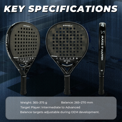 Padel板式网球拍24K碳纤维EVA