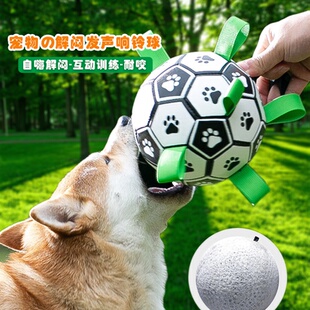 狗狗玩具球边牧自嗨解闷磨牙消耗玩具训练耐咬专用狗足球宠物用品