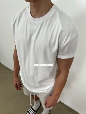 DieFassung纯色休闲修身显壮短袖