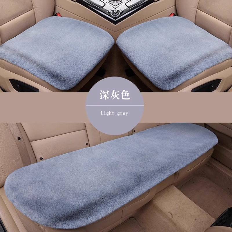 冬季羊毛日式后排汽车坐垫