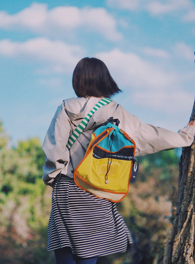 Freedom Yan 燕子相机带 绿白条纹刺绣减压情侣相机背带肩带单反