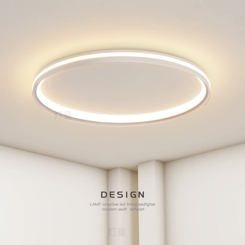 简约现代led吸顶灯超薄卧室灯创意小客厅灯圆形餐厅书房房间灯具