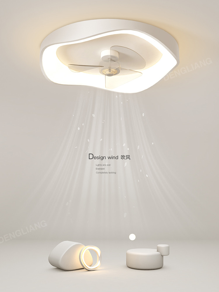 创意风扇灯，简约现代Led吸顶灯，主卧室灯，大气客厅灯，餐厅书