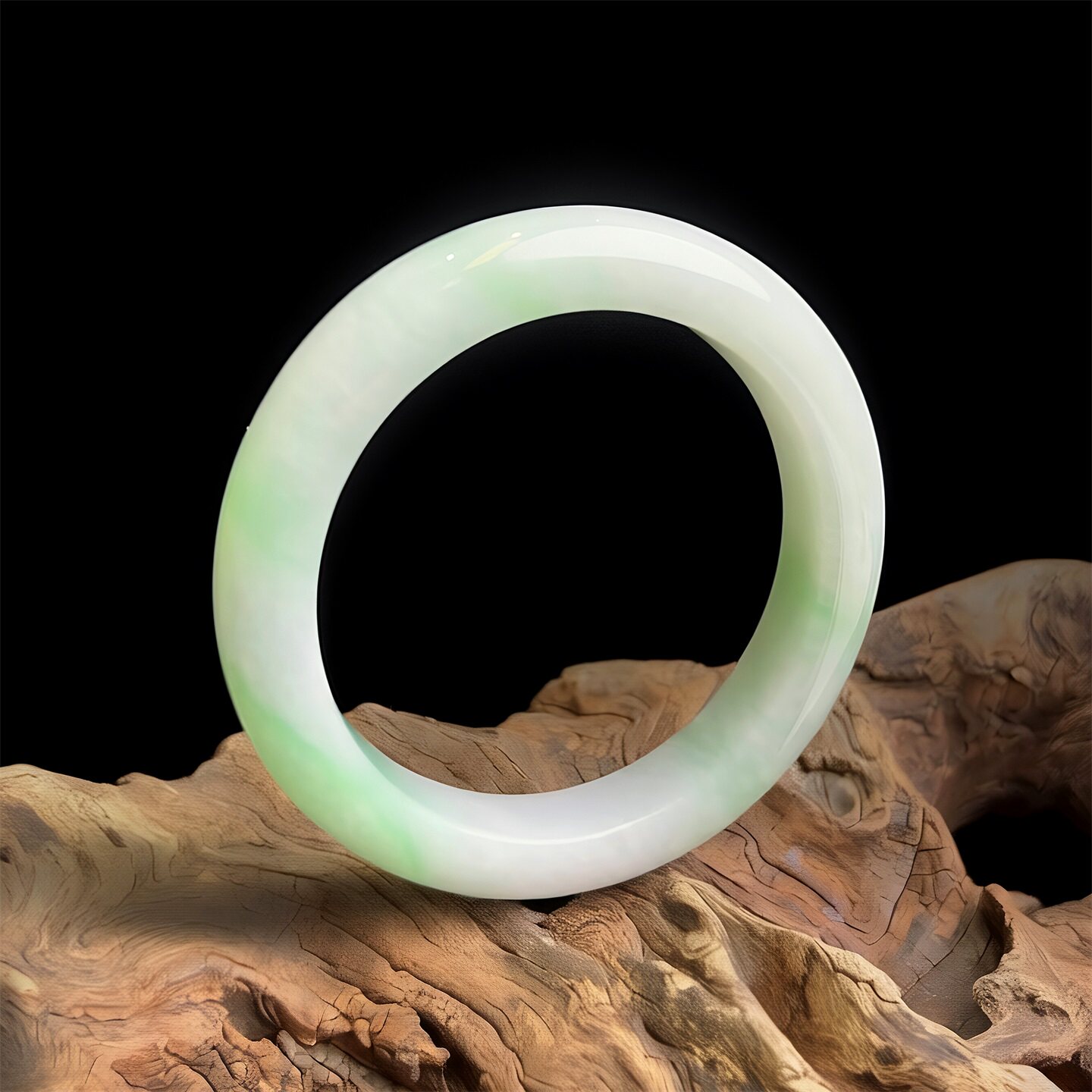 七彩云南缅甸A货天然翡翠高细糯种春彩翡翠手镯一物一证支持复检