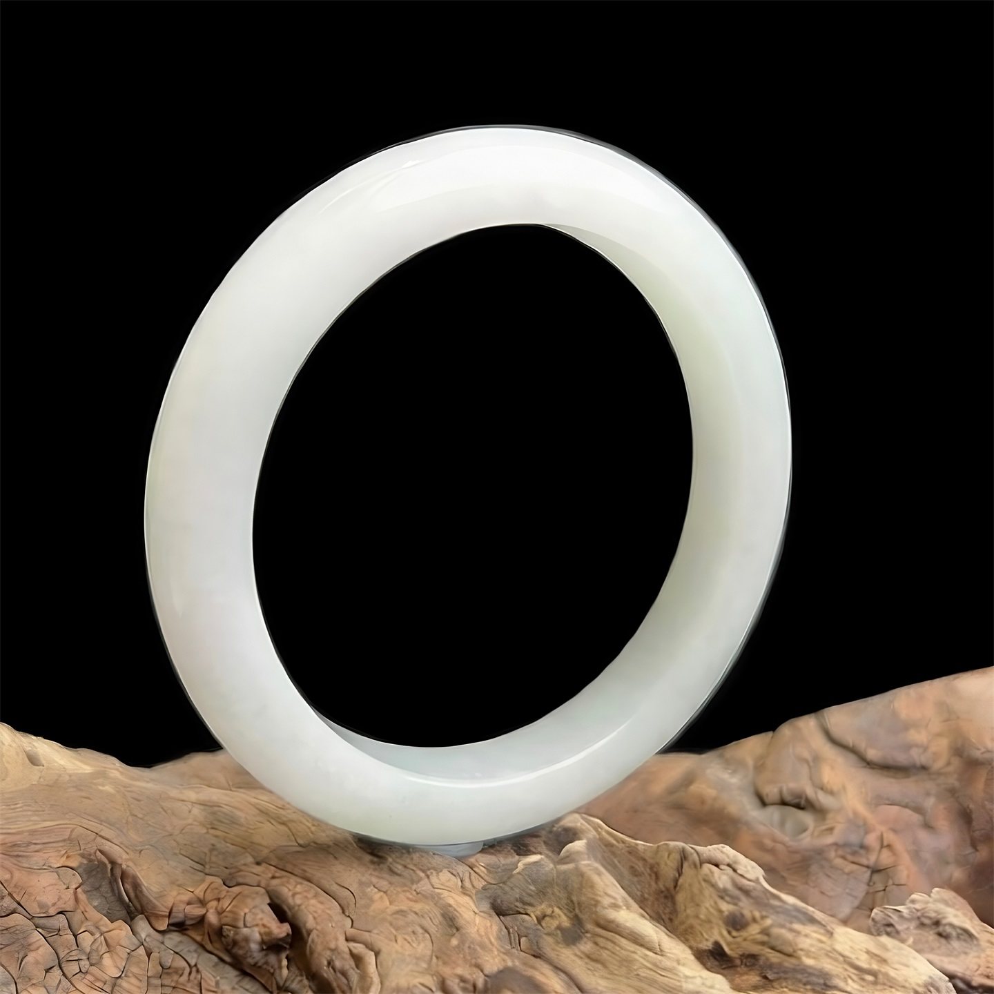 七彩云南缅甸A货天然翡翠细糯种白月光翡翠手镯一物一证支持复检