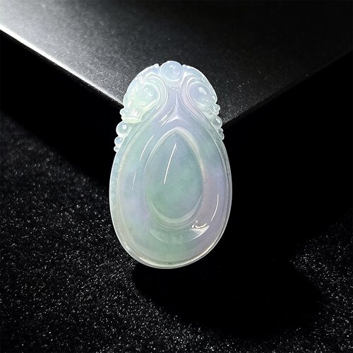 七彩云南缅甸A货天然翡翠春彩翡翠福贝挂件吊坠一物一证支持复检