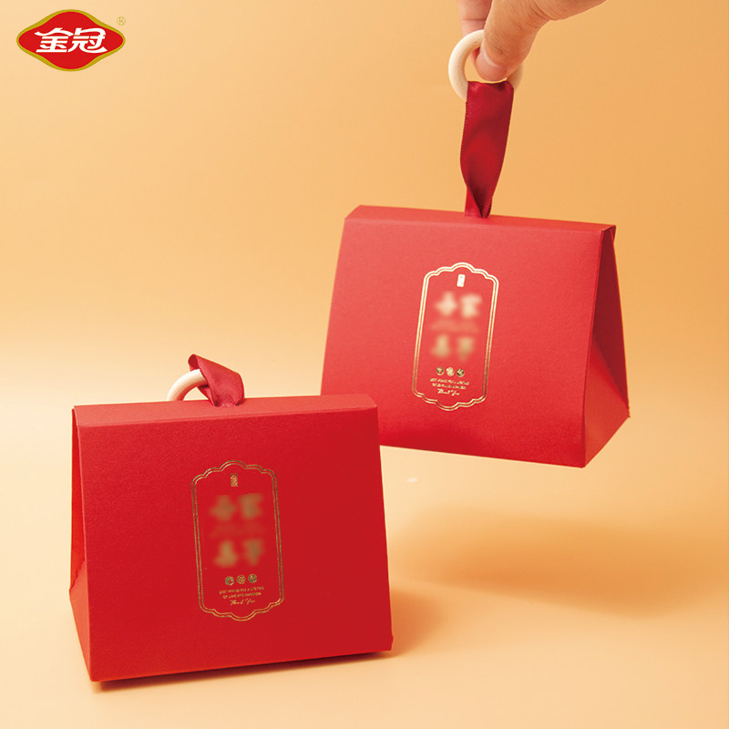 金冠结婚糖果喜糖婚糖盒装礼盒含糖成品专用盒子批发婚礼回礼订婚