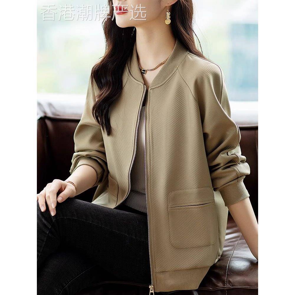 潮牌棒球服女2025春秋新款大码短外套爆款胖mm洋气夹克时尚上衣服