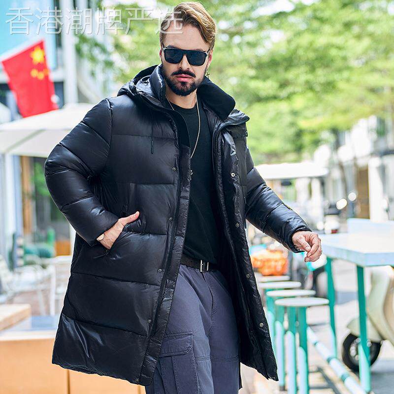 加厚羽绒服男长款加肥加大特大码肥佬东北哈尔滨极寒防寒零下40度
