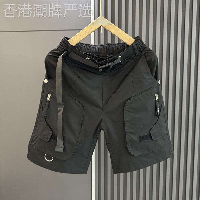 代购夏季美式休闲大口袋工装短裤男士宽松户外机能五分青年裤子潮